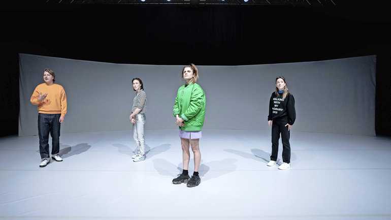 Spelers van theatercollectief BOG