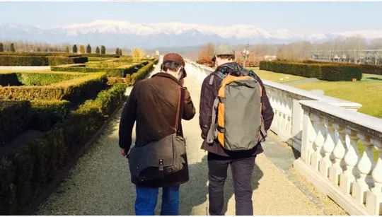 Wandeling tijden een bijeenkomst van insitu, het Europese platform voor artistieke creatie in de publieke ruimte.