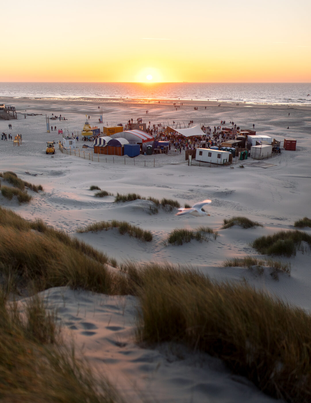 Festivalhart het Strand tijdens zonder ondergang, Oerol 2023