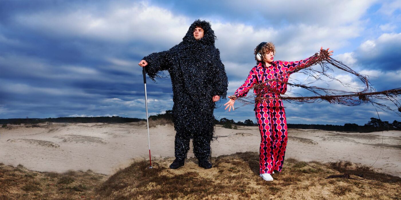 Campagnebeeld Bram Kompagnie Kistemaker, gespeeld tijdens Oerol 2023