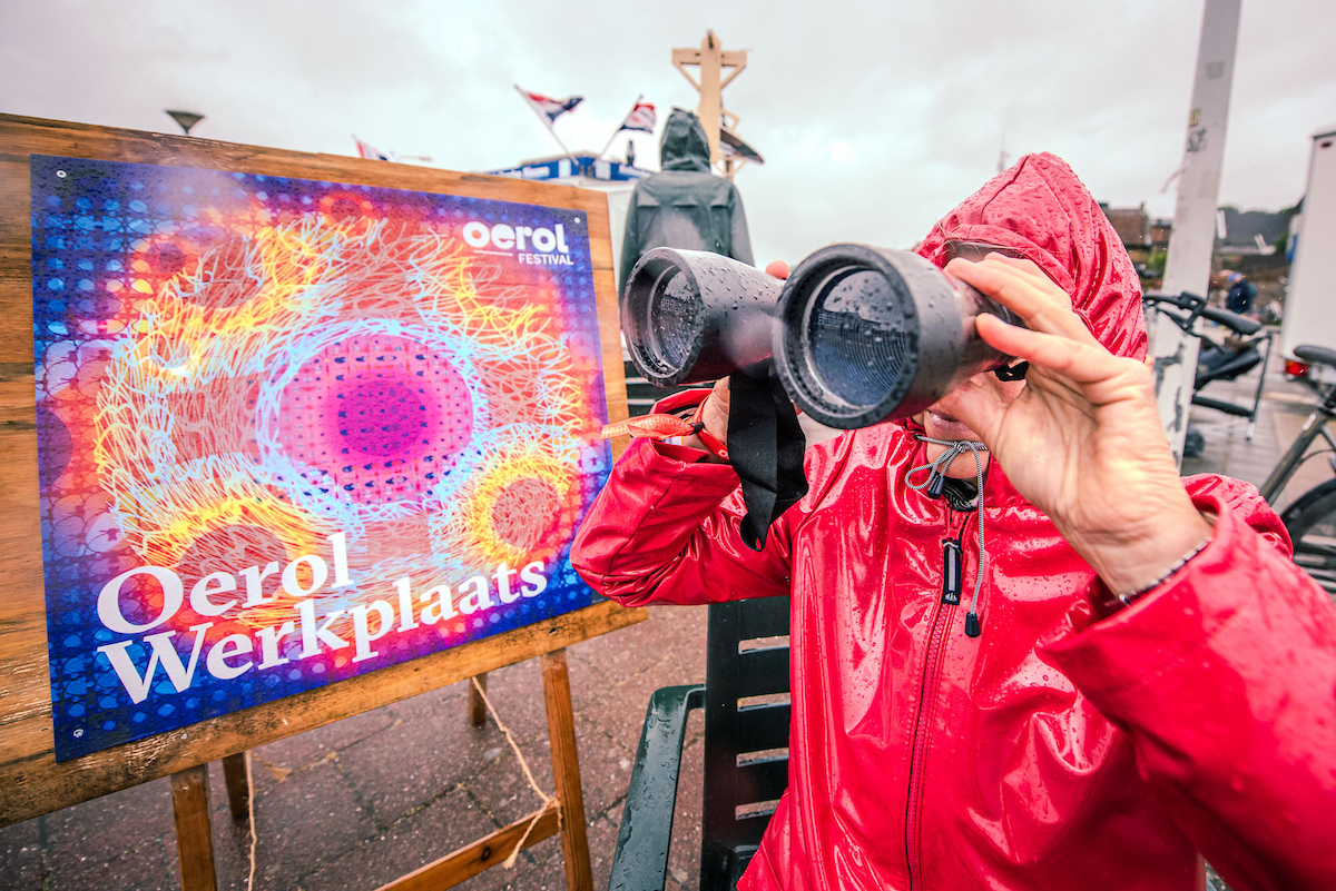 Werkplaats tijdens het festival