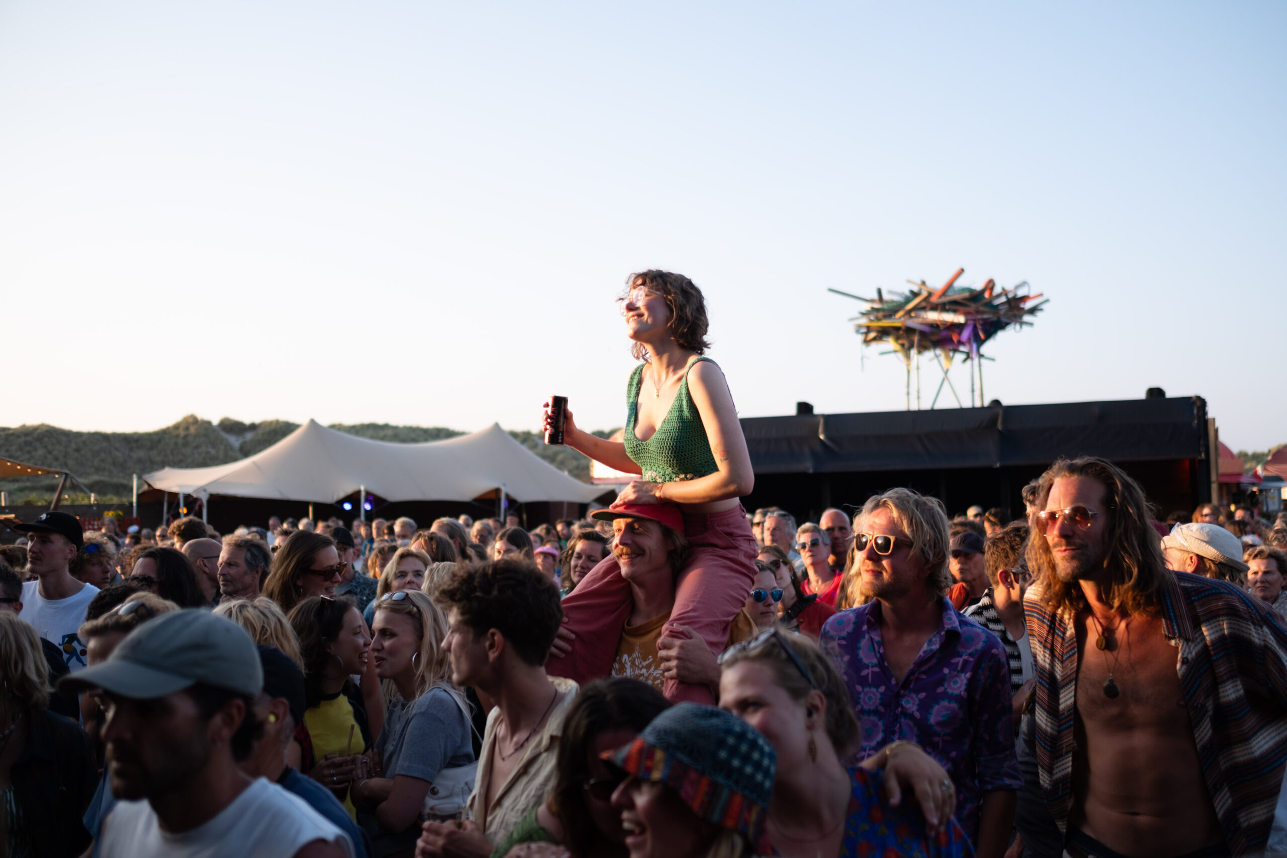 Festival visitors aged 35 and under